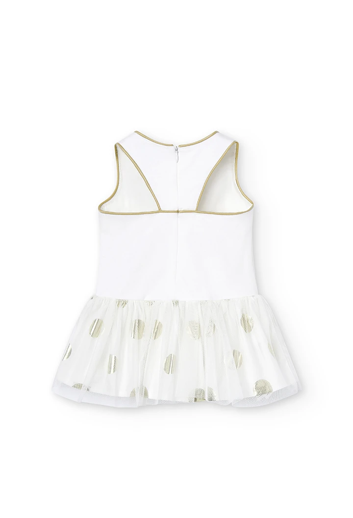 Combined dress for baby girl