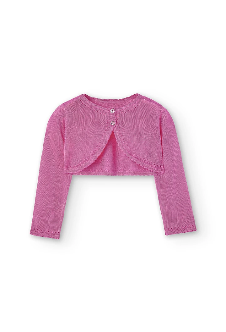 Boléro tricoté pour bébé fille