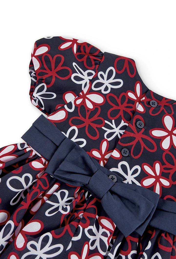 Kleid mull blumen für baby mädchen