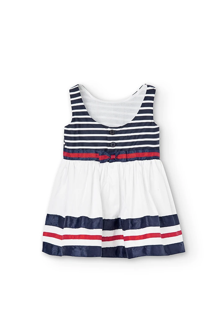 Robe en satin sans manches pour bébé fille