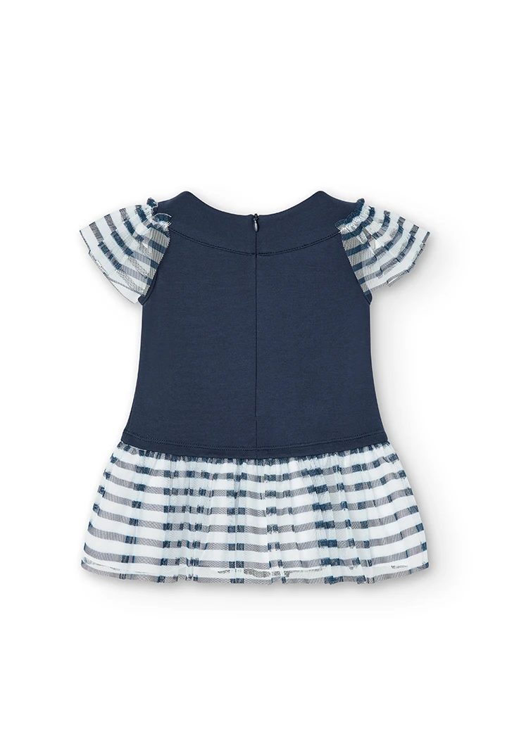 Knit dress for baby girl