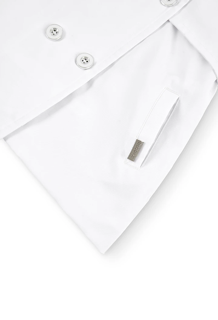 Parka tejido técnico "je suis" de bebé niña