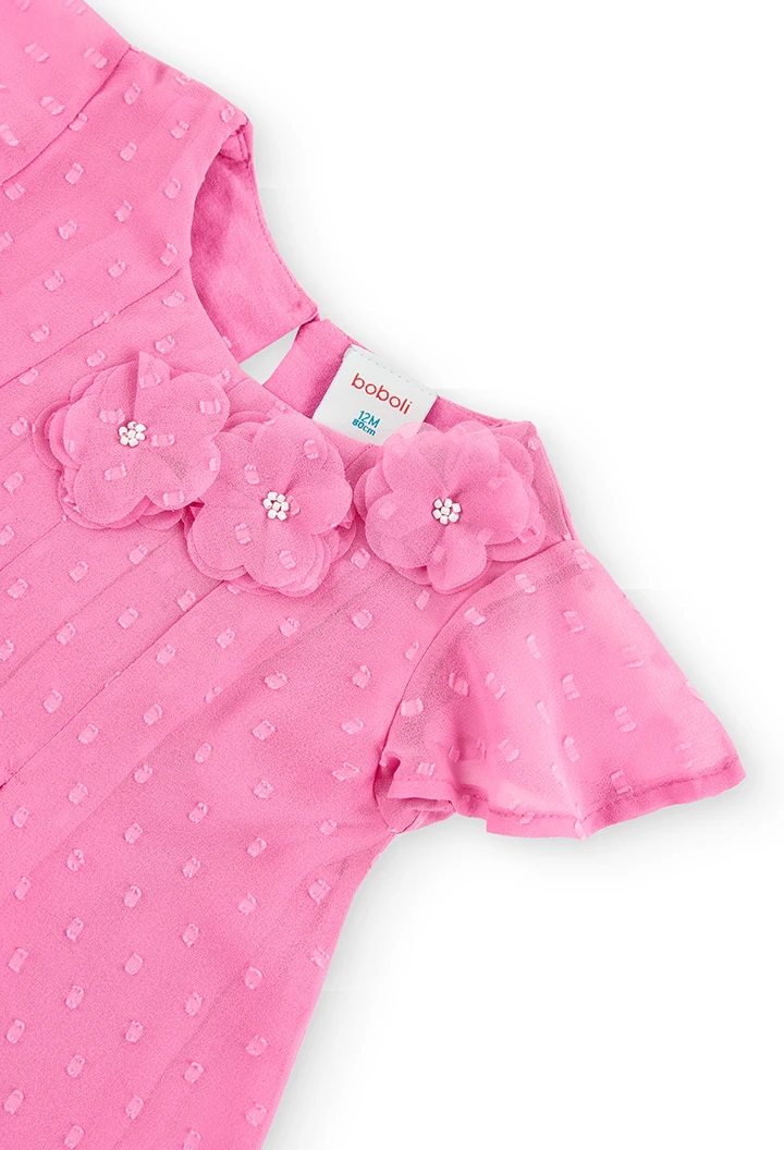 Robe plumeti pour bébé fille