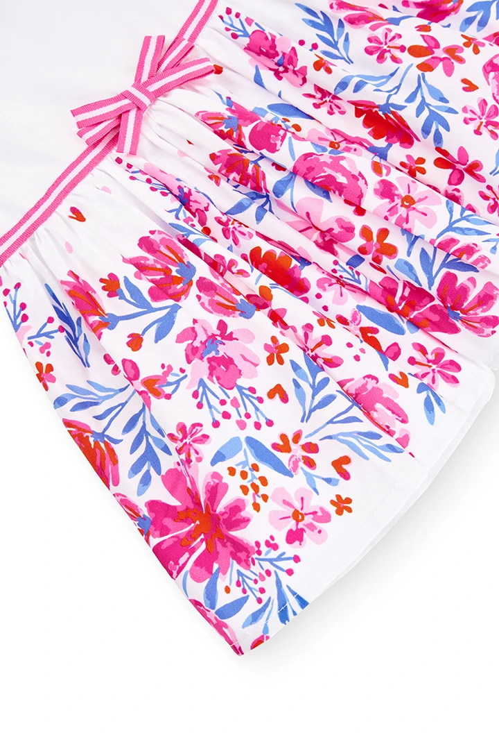 Vestido cetim para o bebé menina
