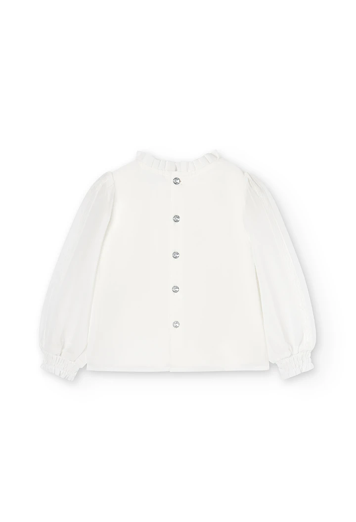 Blouse gaza pour bébé fille