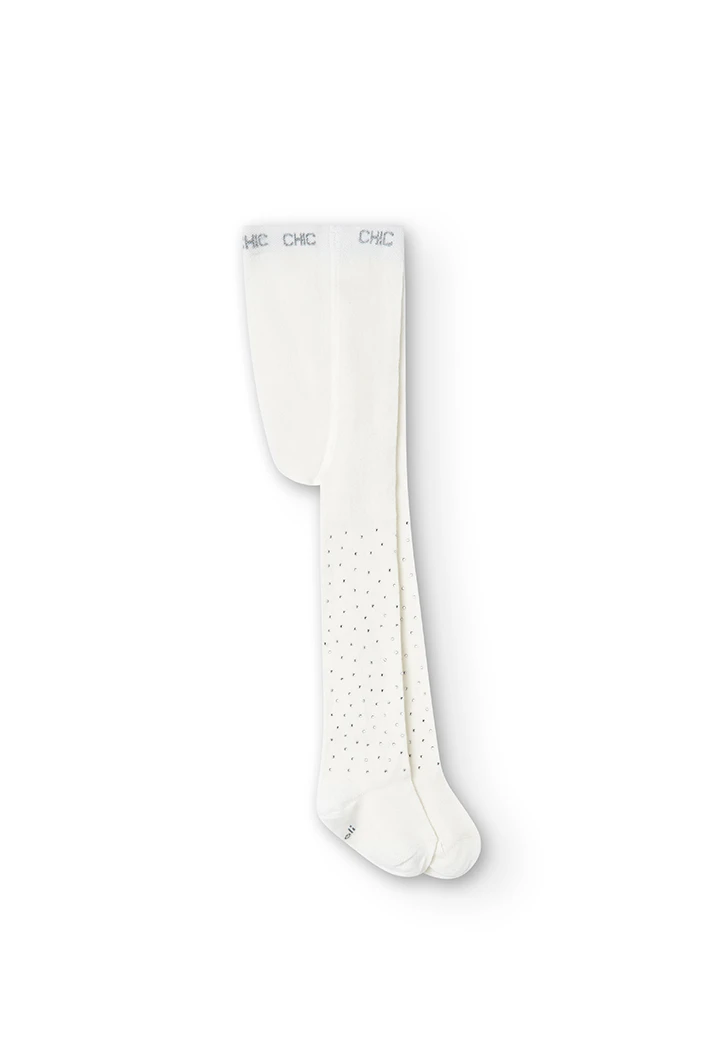Collants petits cristaux pour bébé fille -BCI