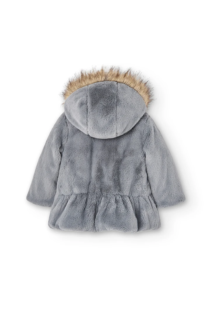 Parka réversible en toile technique pour bébé