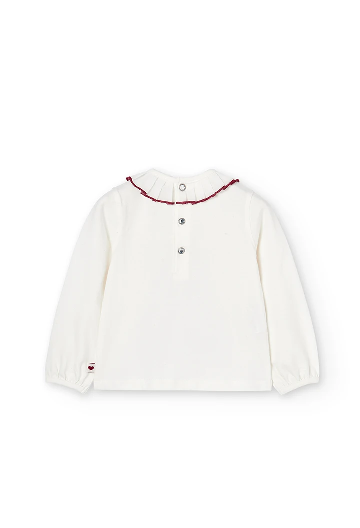 Stretch knit t-Shirt for baby girl