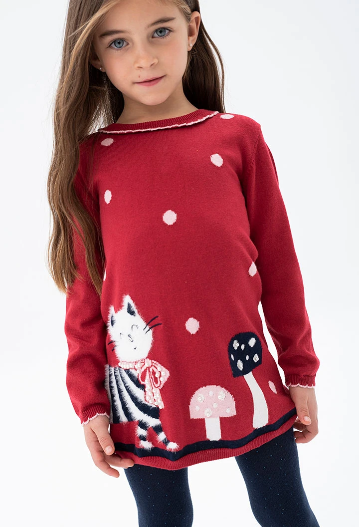 Kleid strick für baby mädchen