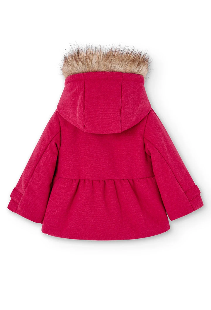 Cloth coat for baby girl