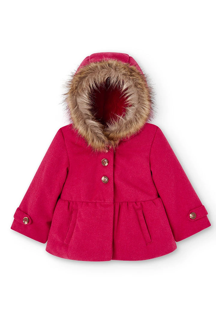 Cloth coat for baby girl