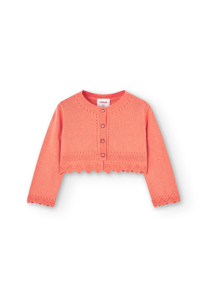 Gilet pour bébé fille