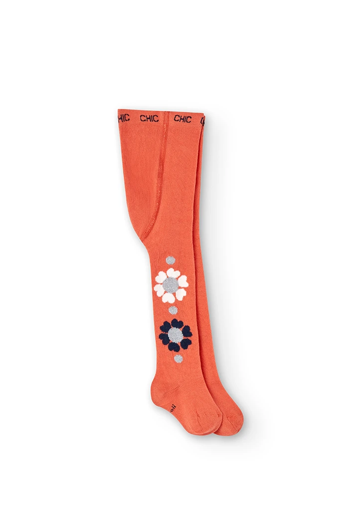 Collants fleurs pour bébé fille -BCI