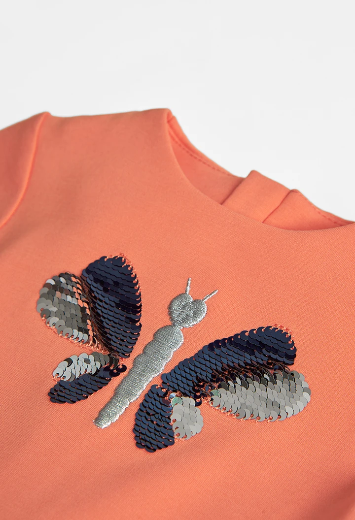 Kleid gestrickt kombiniert für baby mädchen