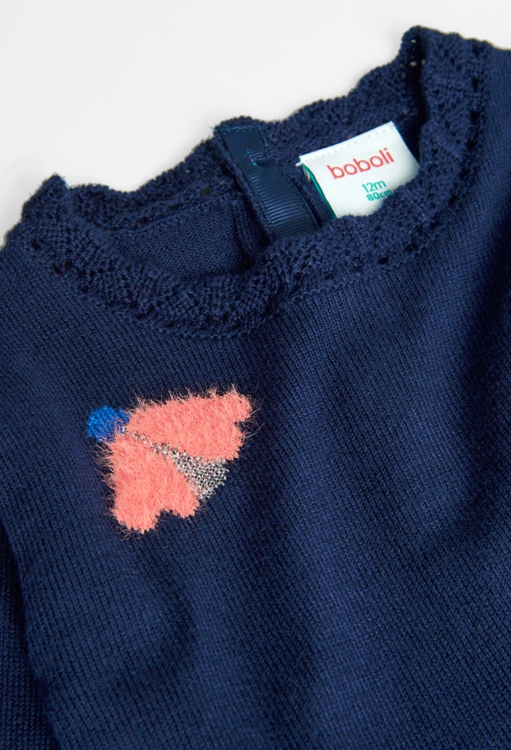 Kleid strick für baby mädchen