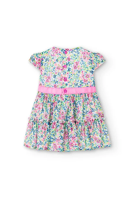 Baby Girl's Floral Print Chiffon Dress