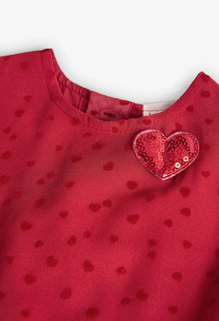 Partykleid für Baby Mädchen in Rot