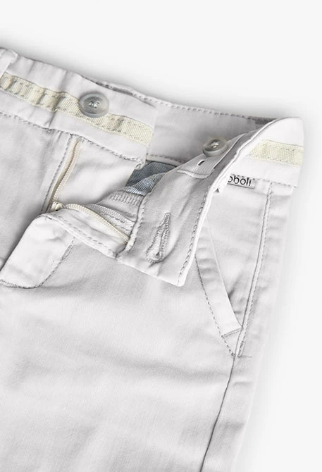 Pantaló de setí elàstic per a nadó nen en beix