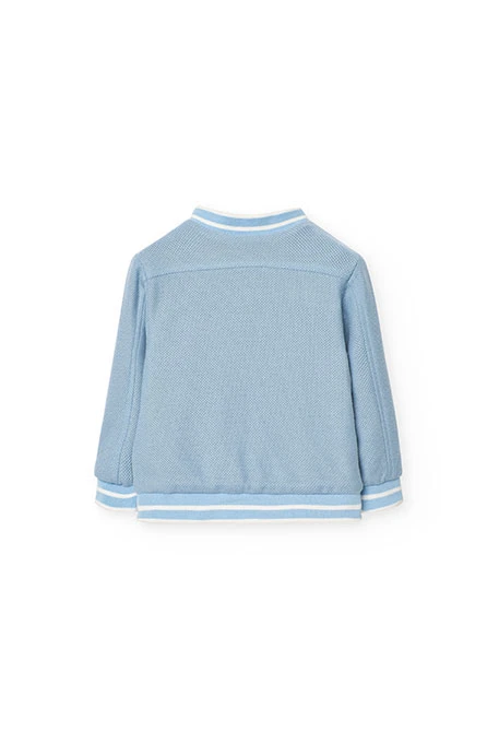 Giubbotto reversibile per bambino color blu navy.
