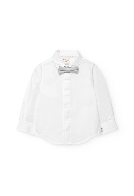 Chemise popeline blanche bébé