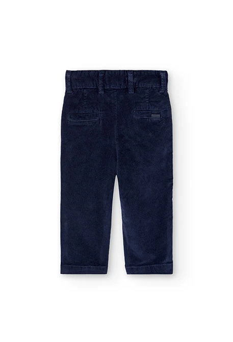 Marineblauer Mikrocargohose für Jungen