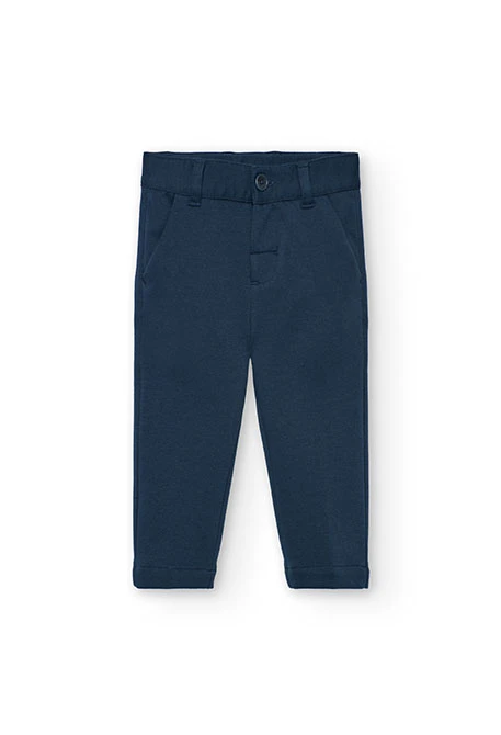 Pantaló nen de punt blau marí