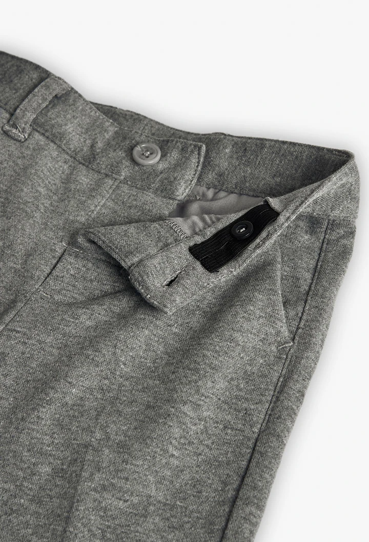 Pantaló infantil de punt gris