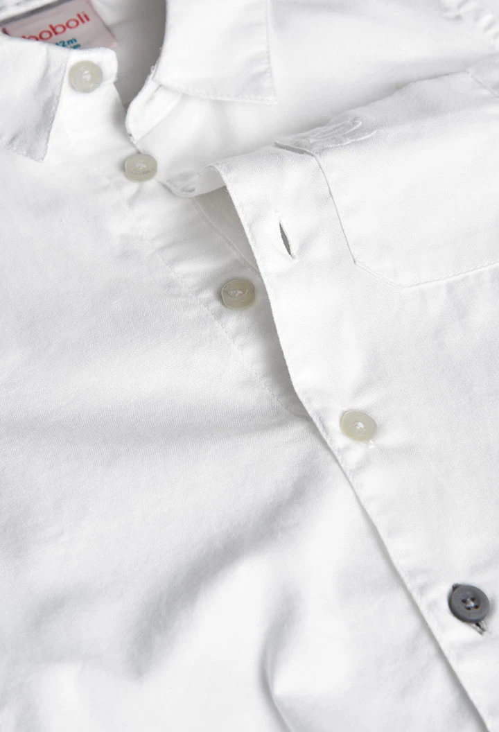 White oxford shirt for boy
