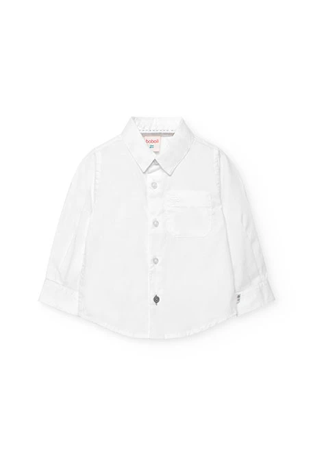 White oxford shirt for boy