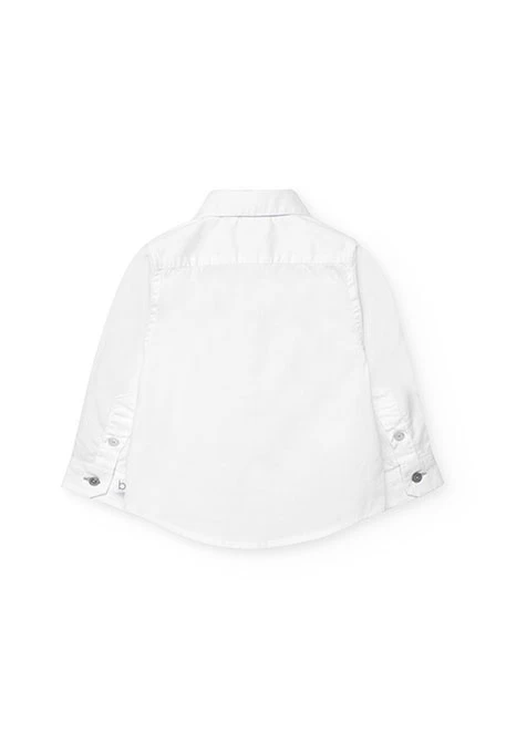 White oxford shirt for boy