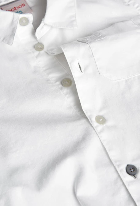White oxford shirt for boy