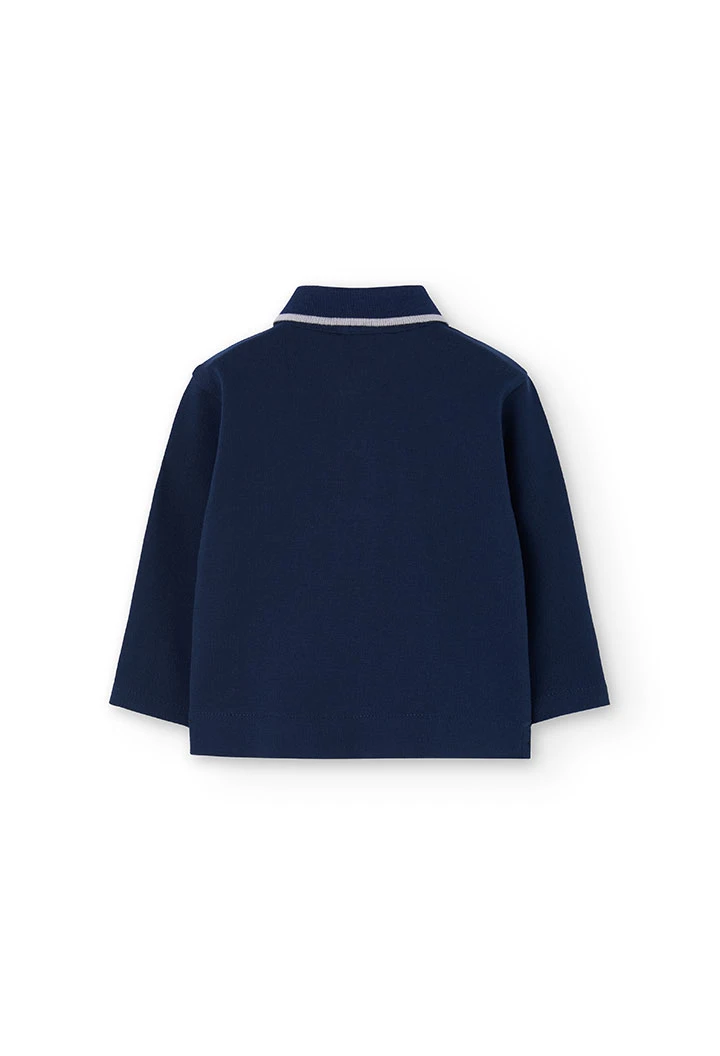 Polo niño azul marino