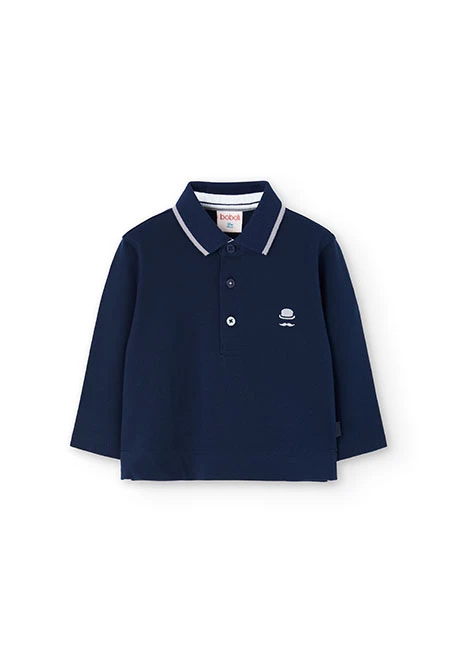Polo bambino blu marino