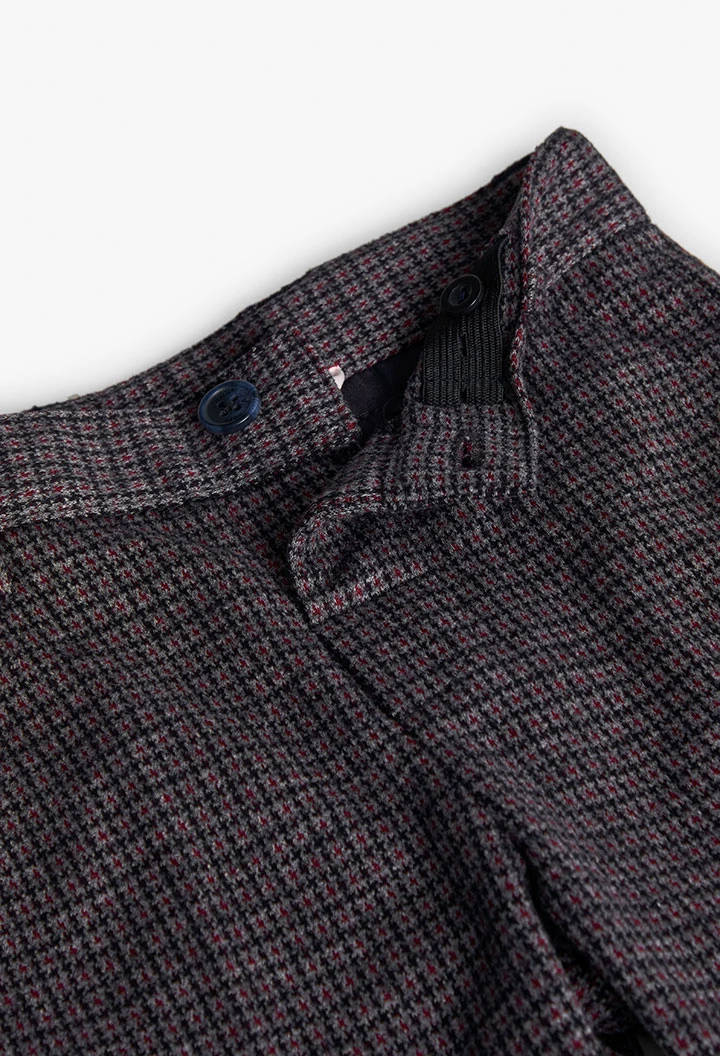 Pantalon garçon gris