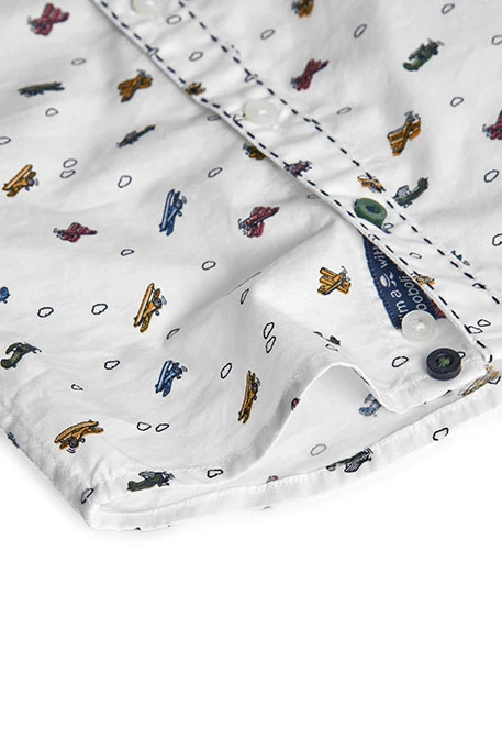 Boy´s printed poplin shirt