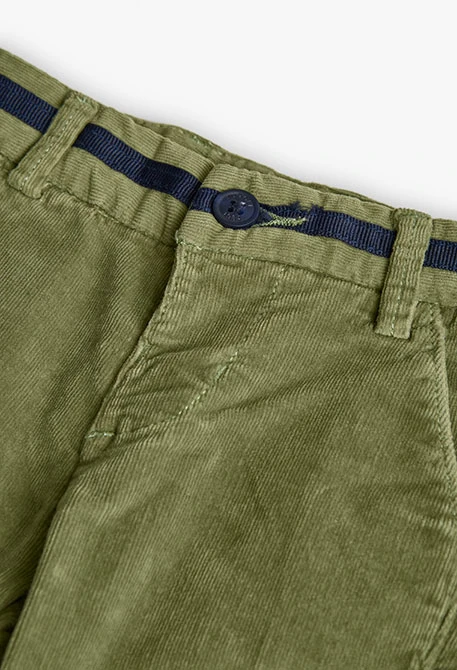 Pantalon garçon vert