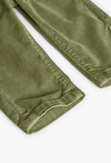 Pantalon garçon vert
