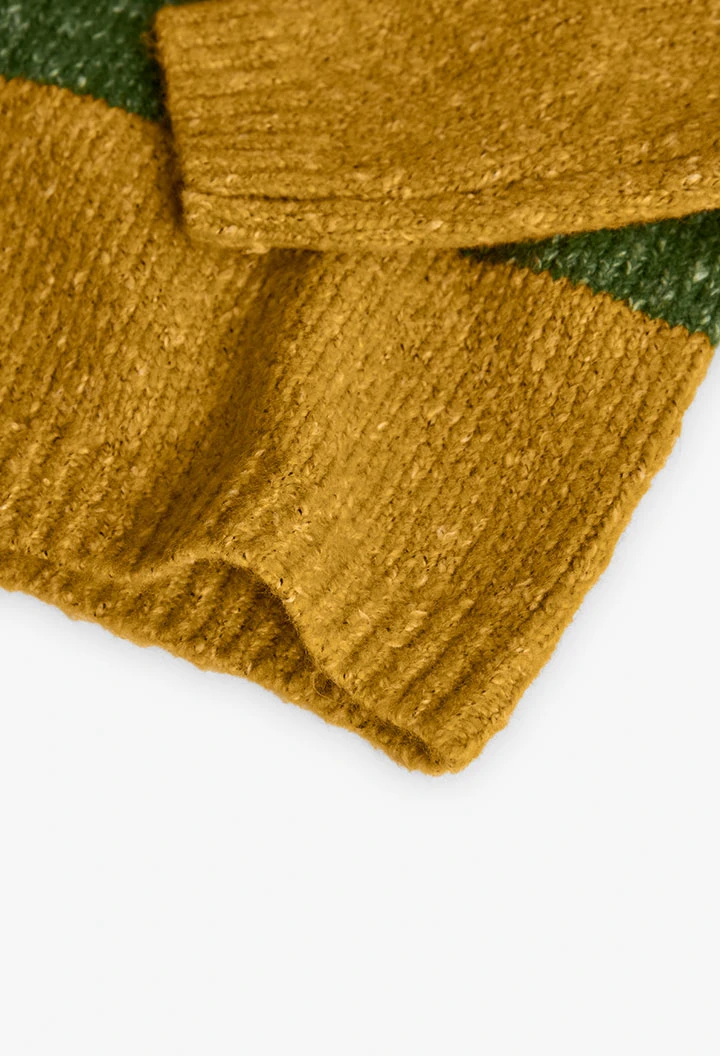 Navy blue knitted boy´s jumper