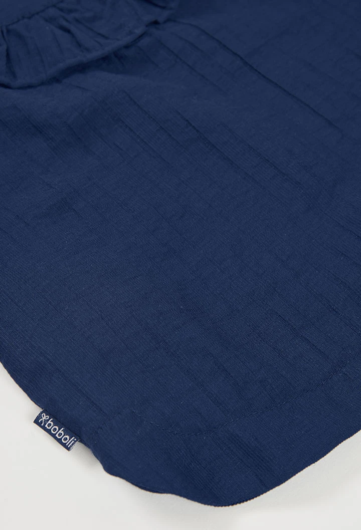 Blusa niña azul