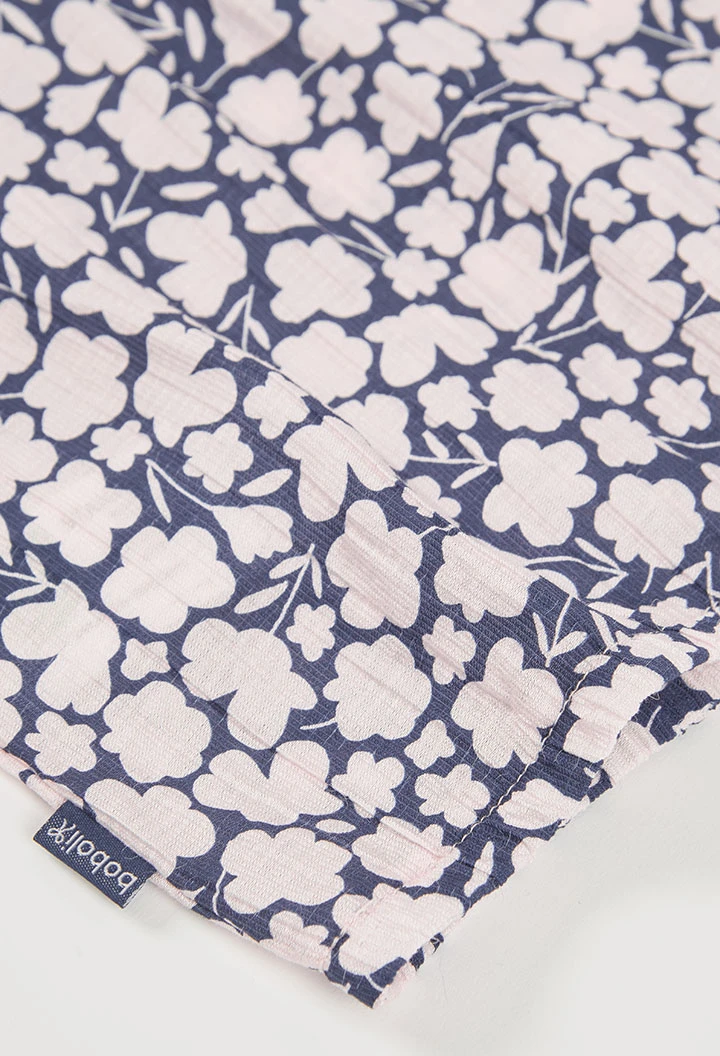 Mädchenbluse mit Blumenmuster