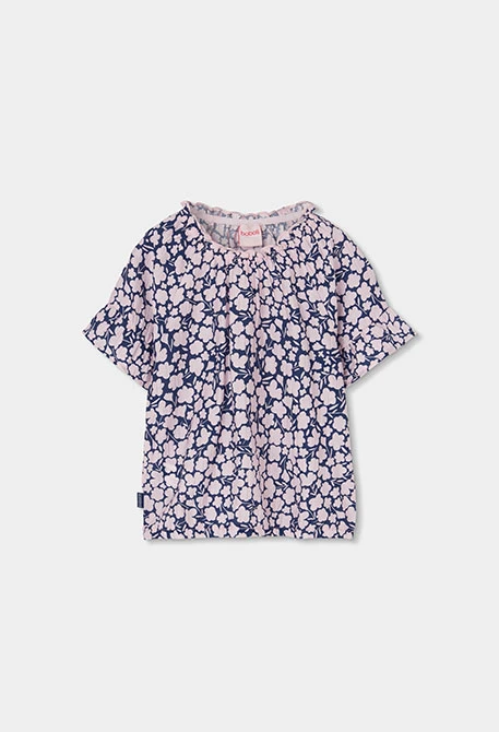 Girl?s flower print blouse