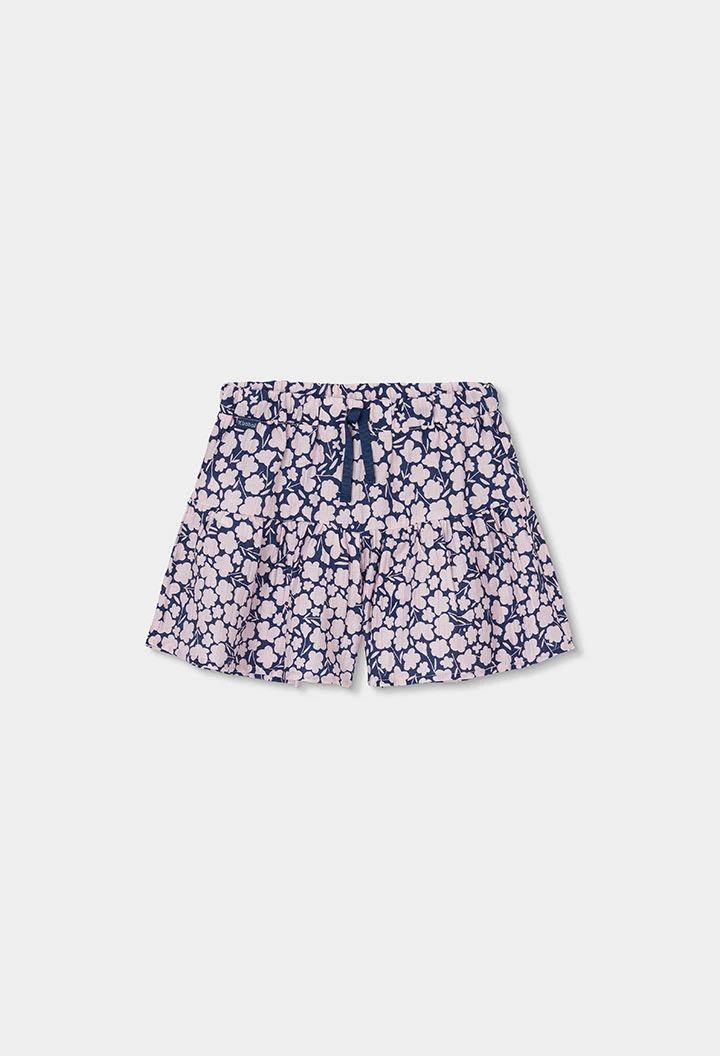 Gonna-pantaloni a fiori