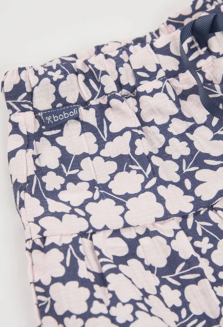 Gonna-pantaloni a fiori