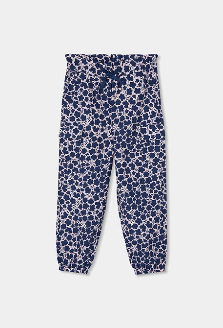 Pantalón niña estampado flores