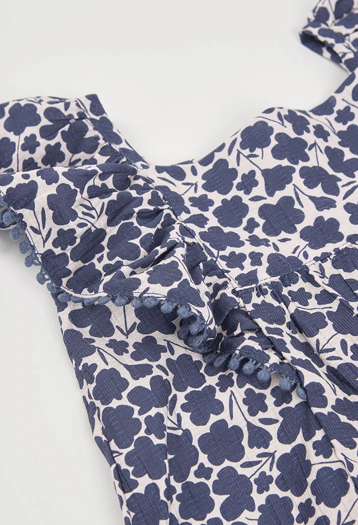 Vestido estampado flores