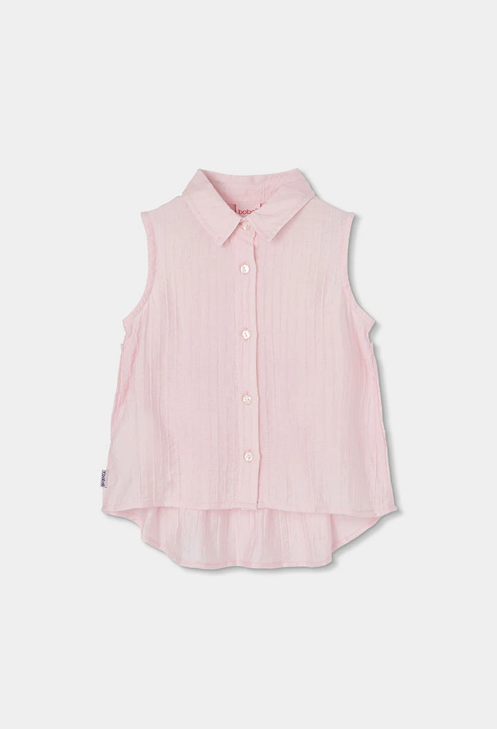 Camicia bambina rosa chiaro