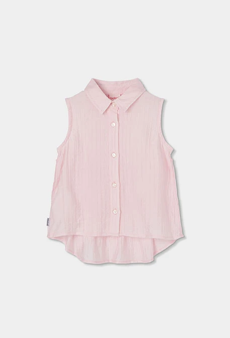 Camicia bambina rosa chiaro