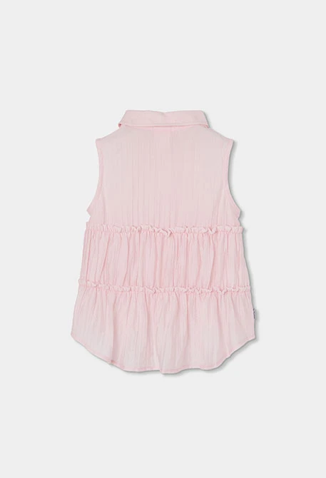 Camisa menina rosa claro