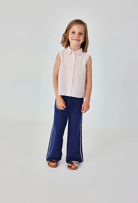 Pantaló nena blau