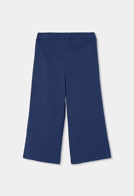 Calças azuis para menina